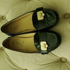 Cole Haan Nike Air black patent leather loafers 7.5